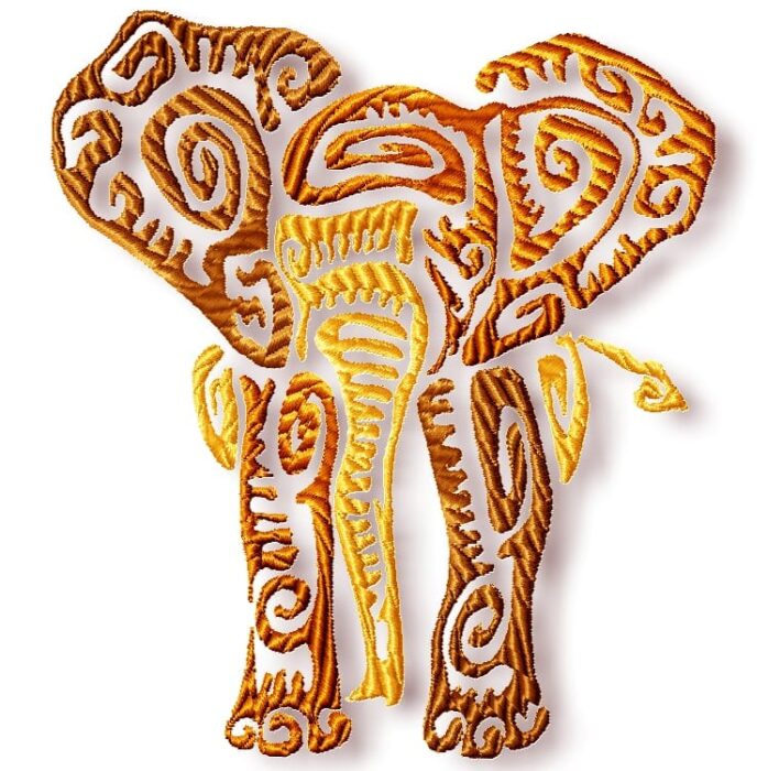 Swirly Elephant
