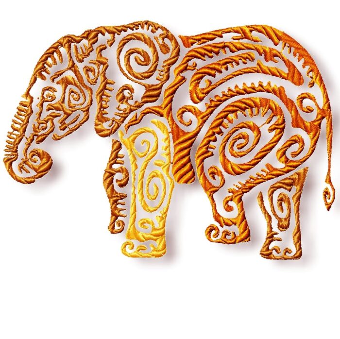 Swirly Elephant
