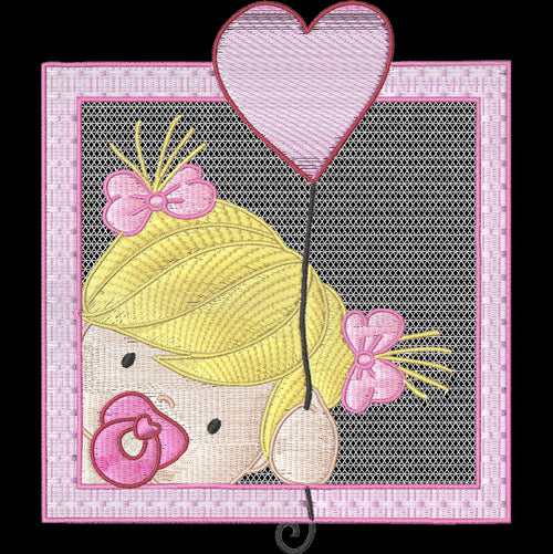 baby girl framed