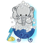 Bath time Elephants