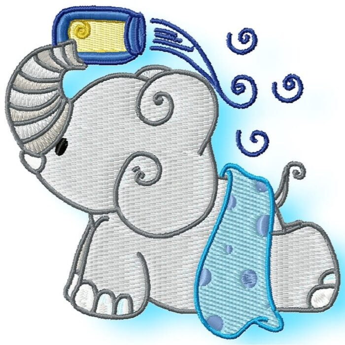Bath time Elephants