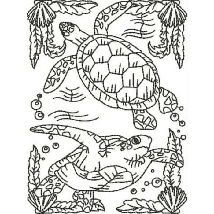 Blackwork Turtles