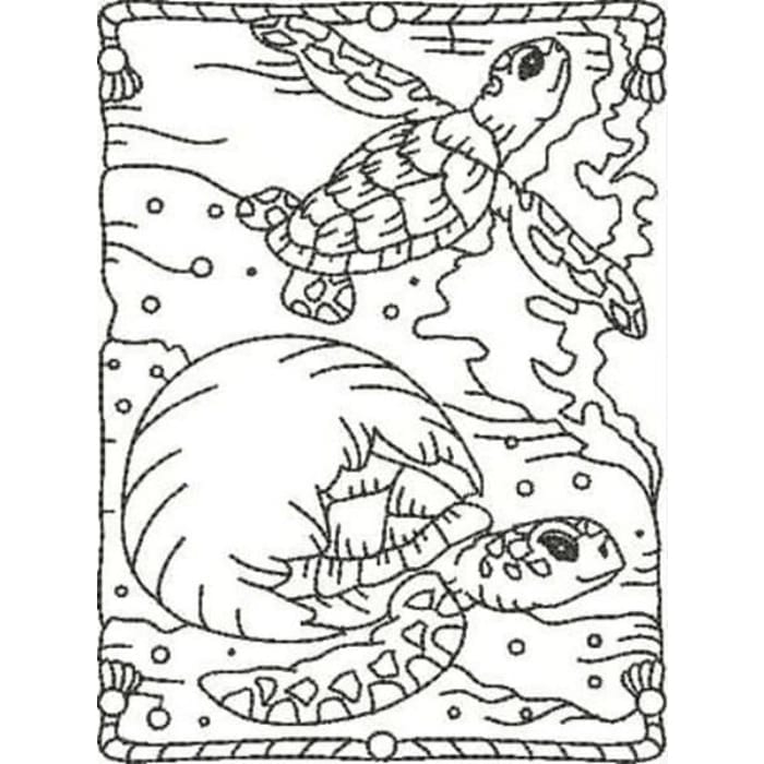 Blackwork Turtles