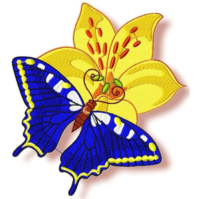 Butterfly On A Flower