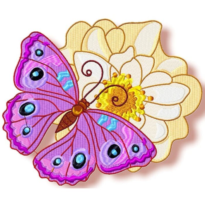 Butterfly On A Flower
