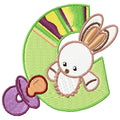 Patchy Baby Alphabet "C"