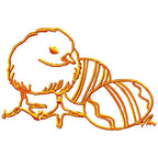 Chicken machine embroidery
