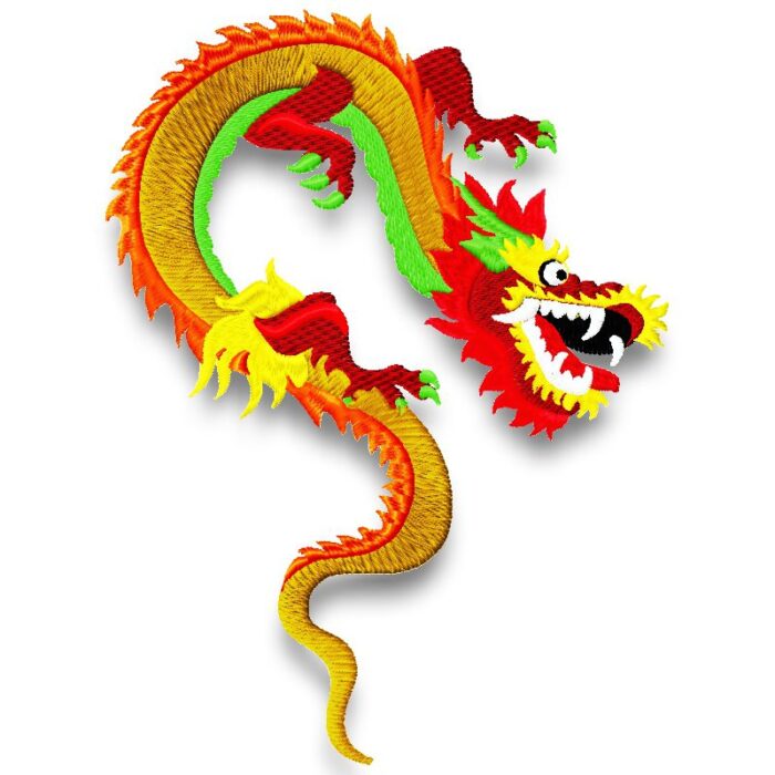 Colorful Chinese Dragon