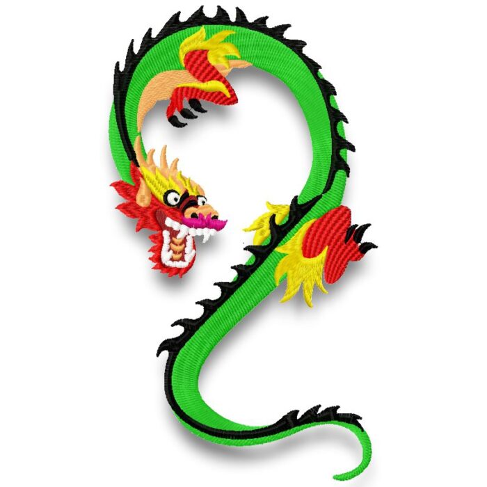 Colorful Chinese Dragon