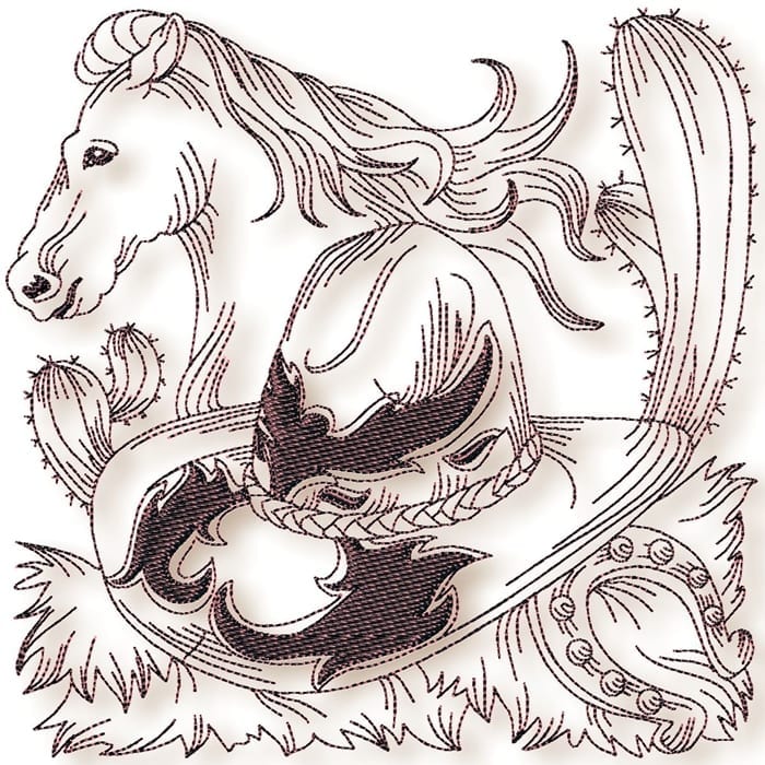 Country Redwork