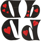 Cupid Alphabet machine embroidery