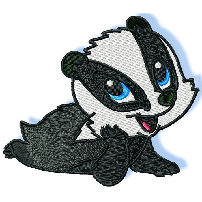 Cute Baby Badger