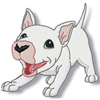 Cute Baby English Bull Terrier