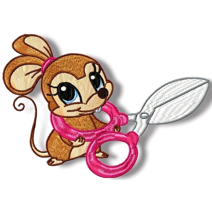 Cute Baby Sewing Mouse