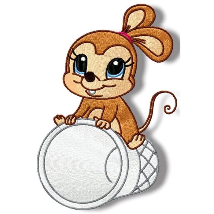 Cute Baby Sewing Mouse