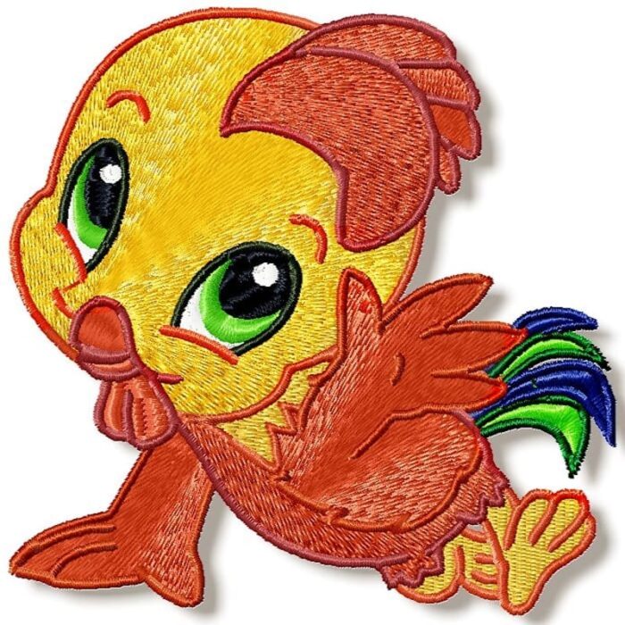 Cute Baby Rooster