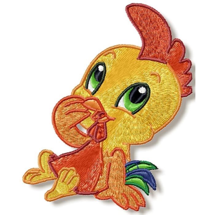 Cute Baby Rooster