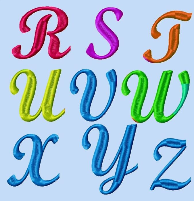 Script Alphabet Three
