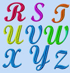 Script Alphabet Three