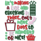 Days Till Christmas machine embrodiery