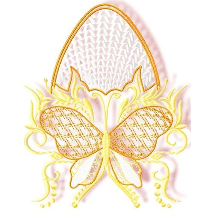 Decorative Butterflies Machine Embroidery