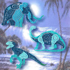 Swirly Dinosaurs