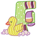 Patchy Baby Alphabet "F"