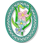 Fancy Floral Ovals