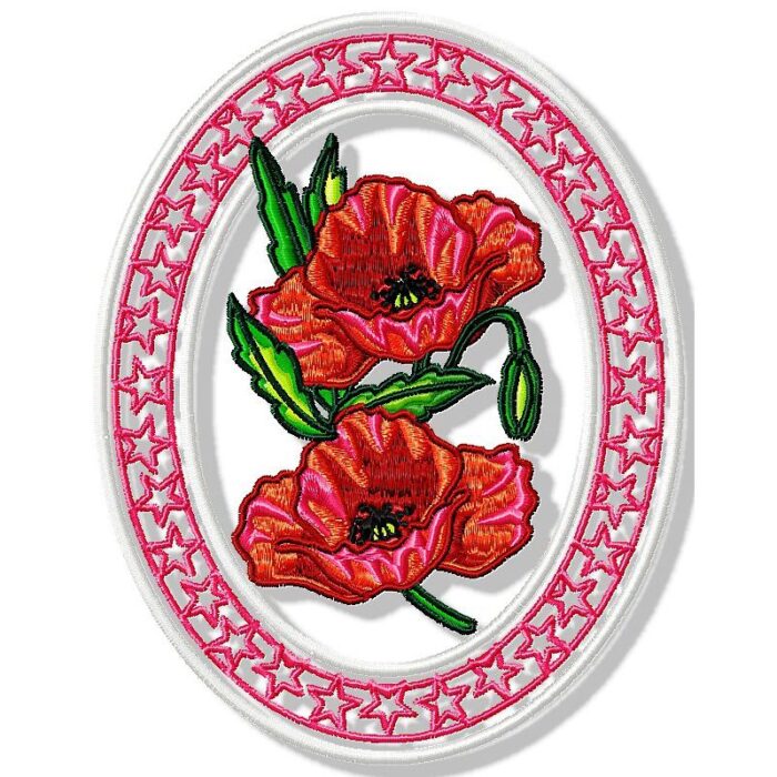 Fancy Floral Ovals