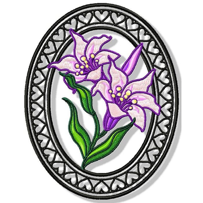 Fancy Floral Ovals
