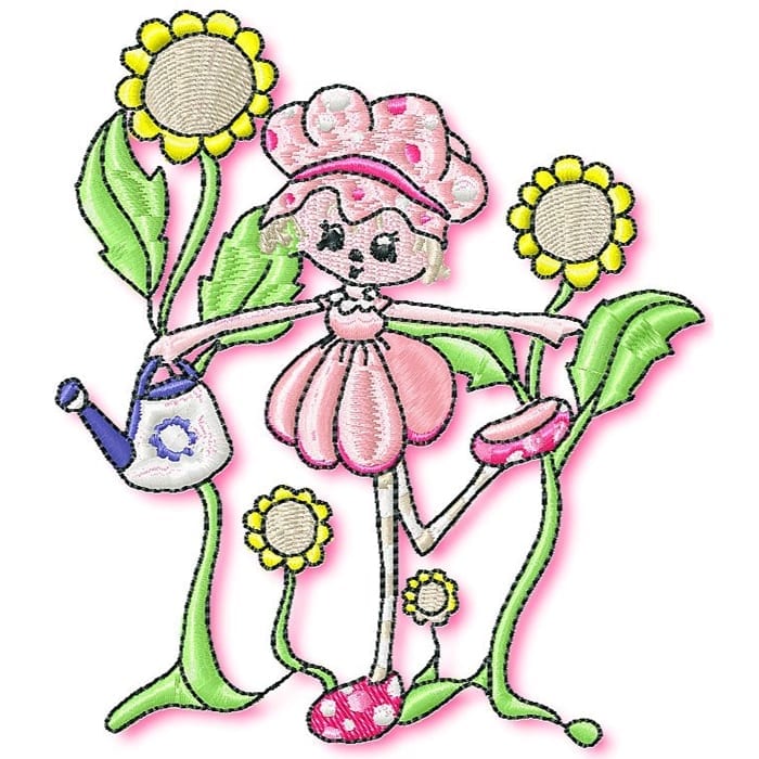 Flowy Flower Girl
