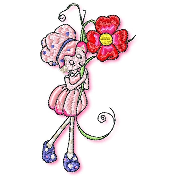 Flowy Flower Girl