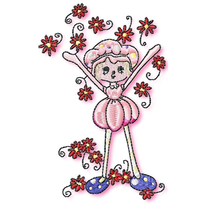 Flowy Flower Girl