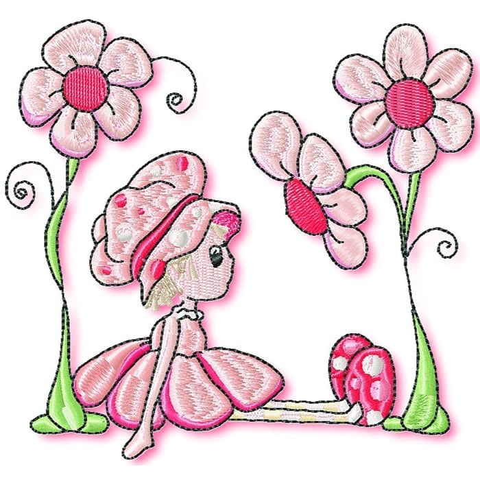Flowy Flower Girl