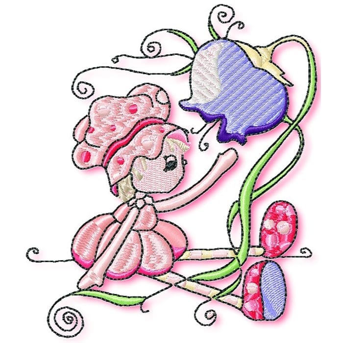 Flowy Flower Girl