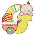 Patchy Baby Alphabet "G"