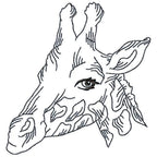 Giraffes in Black Work