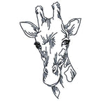 Giraffes in Black Work