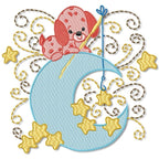 Sky Moon Curly Blocks