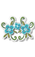 Flowers Lace Look