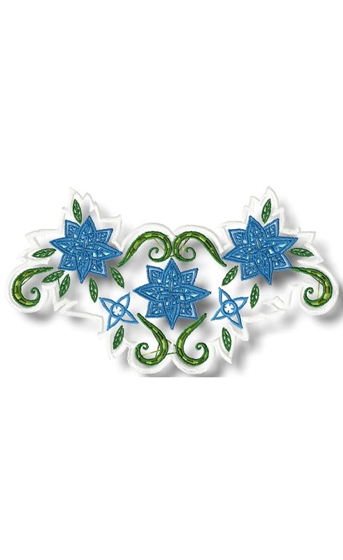 Flowers Lace Look
