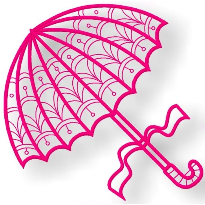 Lace Look Umbrellas