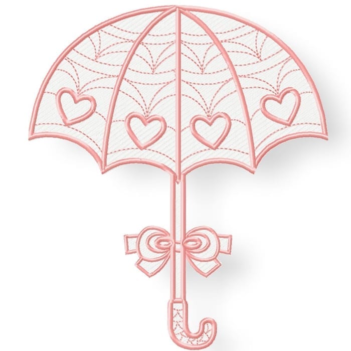 Lace Look Umbrellas