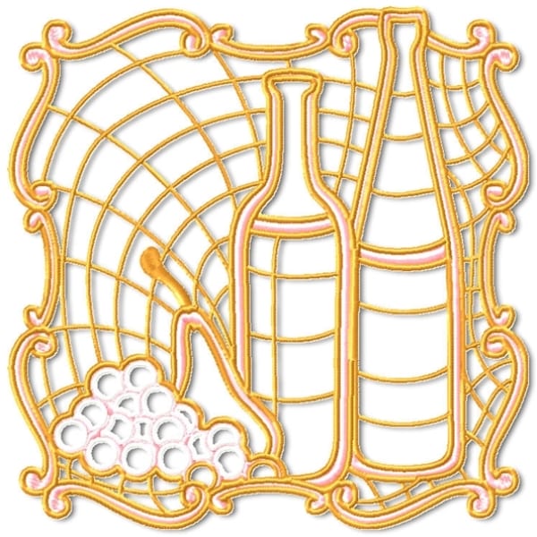 Lace Wine Blocks (FSL)