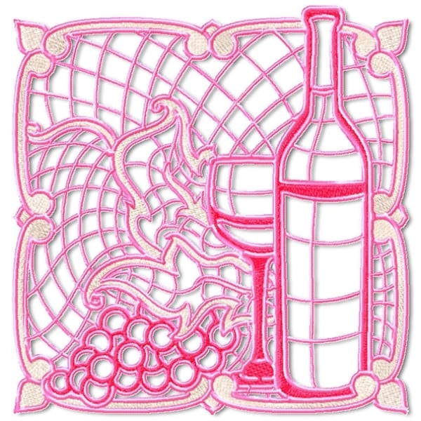 Lace Wine Blocks (FSL)