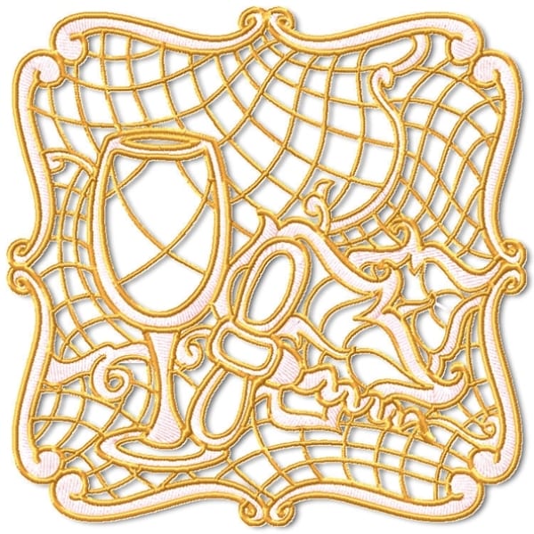 Lace Wine Blocks (FSL)