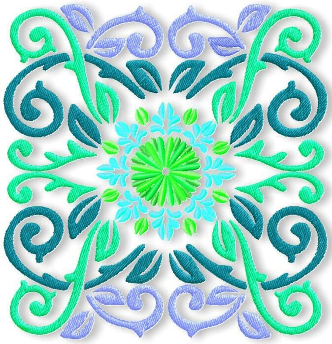 Leafy Flower Blocks