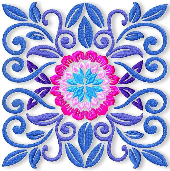 Leafy Flower Blocks