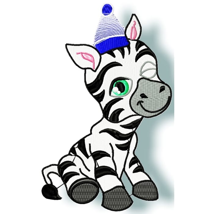 Lovable Little Zebra