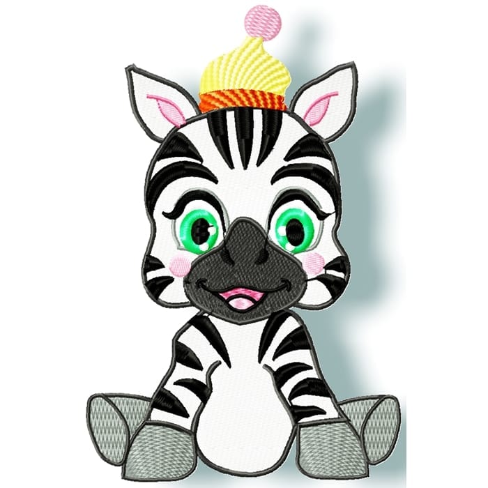 Lovable Little Zebra